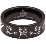 Celtic Butterfly Tungsten Carbide Ring
