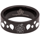 Clown Tungsten Carbide Ring