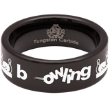 Bowling Tungsten Carbide Ring