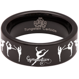 Gymnastics Tungsten Carbide Ring