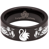 Swan Tungsten Carbide Ring