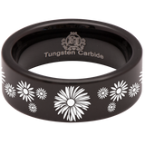 Daisy Tungsten Carbide Ring
