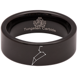 Leo Constellation Tungsten Carbide Ring