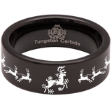Reindeer Tungsten Carbide Ring