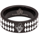 Jester Clown Tungsten Carbide Ring