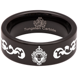 Lion Crown Tungsten Carbide Ring
