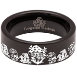 Mushroom Tungsten Carbide Ring