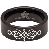 Celtic Knotwork Tungsten Carbide Ring
