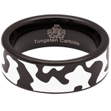 Camouflage Tungsten Carbide Ring