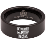 Defend the 2nd Amendment Tungsten Carbide Ring