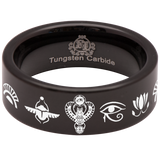 Egyptian Tungsten Carbide Ring