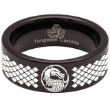 Dragon Scale Tungsten Carbide Ring