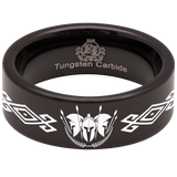 Spartan Helmet Tungsten Carbide Ring