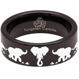 Elephant Tungsten Carbide Ring