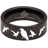 Crow Tungsten Carbide Ring
