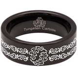 Oakleaf Knotwork Tungsten Carbide Ring