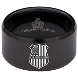 Blue Lives Matter Police Tungsten Carbide Ring