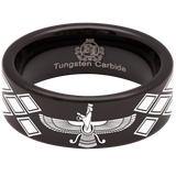 Faravahar Tungsten Carbide Ring