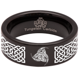 Horns of Odin Tungsten Carbide Ring