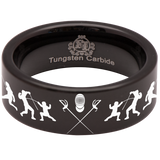 Fencing Tungsten Carbide Ring