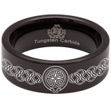 Celtic Lion Head Tungsten Carbide Ring