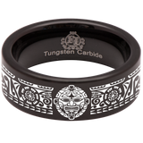 Polynesian Tungsten Carbide Ring