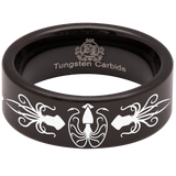 Squid Tungsten Carbide Ring