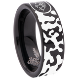 His and Her Camouflage Tungsten Carbide Ring