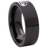 U.S. Military Skull Tungsten Carbide Ring
