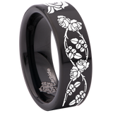 Rosebud Tungsten Carbide Ring