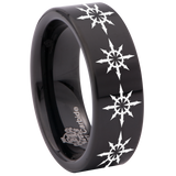 Chaos Star Tungsten Carbide Ring