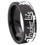 Trucker Life Tungsten Carbide Ring