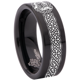 Viking Wolf Tungsten Carbide Ring