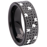 Puzzle Tungsten Carbide Ring