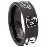 Gambler Tungsten Carbide Ring