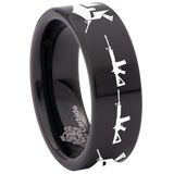 Molon Labe Rifle Tungsten Carbide Ring