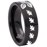 Leaf Tungsten Carbide Ring