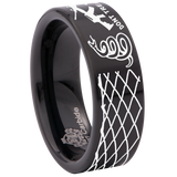 Don't Tread on Me Rifles Snake Tungsten Carbide Ring