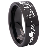 Good Luck Tungsten Carbide Ring