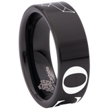 Leo Constellation Tungsten Carbide Ring