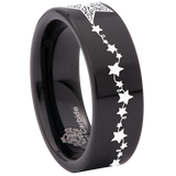 Star Tungsten Carbide Ring