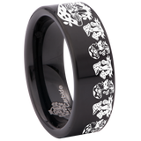 Mushroom Tungsten Carbide Ring