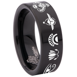 Egyptian Tungsten Carbide Ring