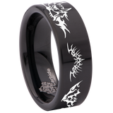 Vampire Skull Tungsten Carbide Ring