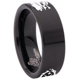 Pirate Skull Tungsten Carbide Ring