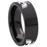Soaring Double Eagle Tungsten Carbide Ring