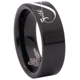 Faith and Family Tungsten Carbide Ring