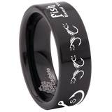 Fish Hook Tungsten Carbide Ring