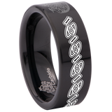 Celtic Dog Style 2 Tungsten Carbide Ring