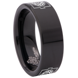 Sri Yantra Tungsten Carbide Ring